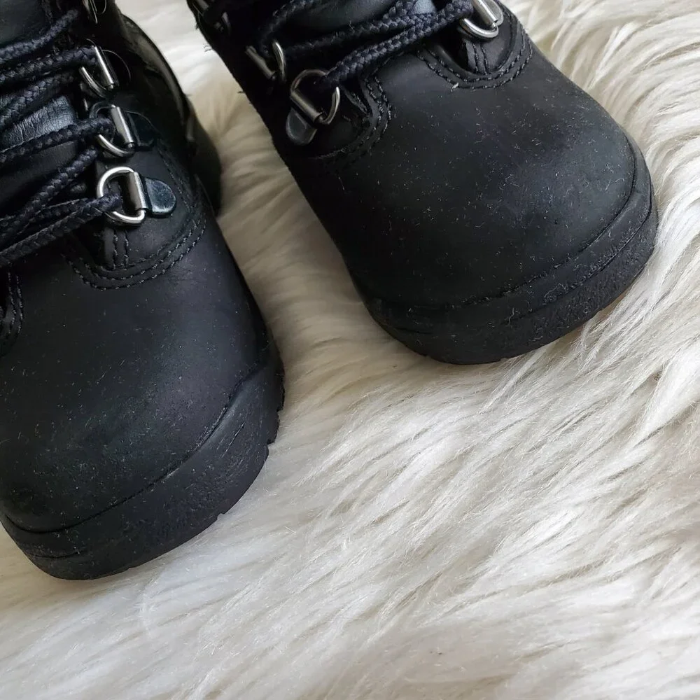 Timberland Black Toddler Waterproof Cushioned Field Boot SZ 9